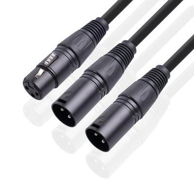 Female To Male XLR 3 Pin Cable Zinc Alloy Audio Cable Professional Microphone Line Mixer