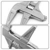 Adjustable Wrench Precision Scale Markings Extra-Wide 68mm Mouth Opening Compact Size Short Handle Wrench Home Repair Tool