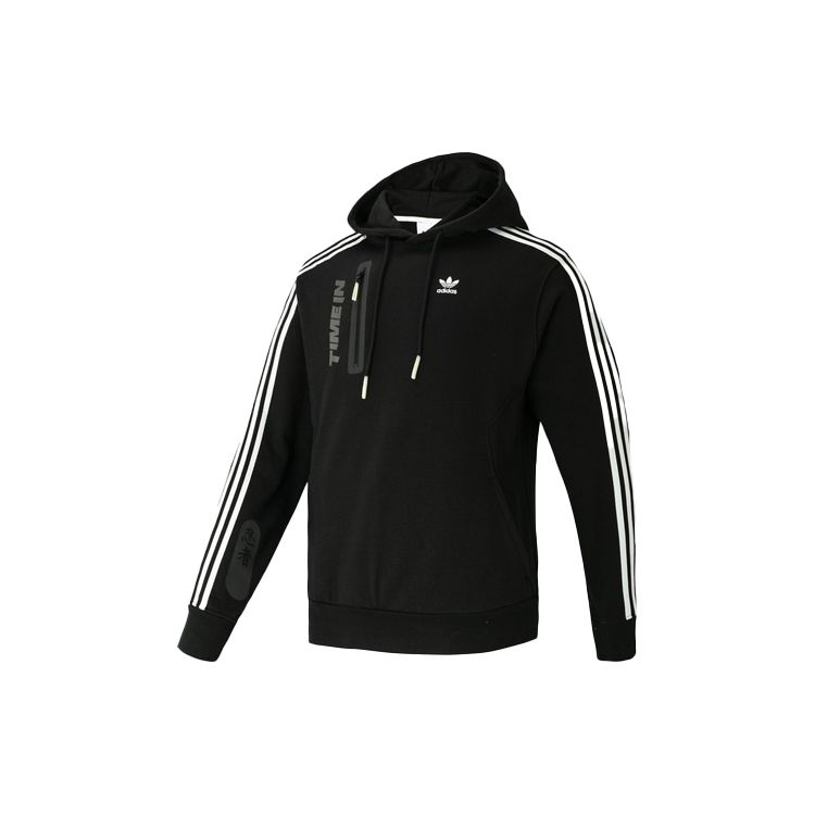 

Adidas Originals Ninja Hoodie с логотипом трилистника Мужские толстовки черные GP2313 S