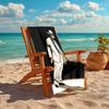 1Pc White Suit Beach Towel, Quick Dry, Multi-Use for Beach Pool Gym Yoga Home Travel, Christmas, Halloween, Xmas Gift M929258