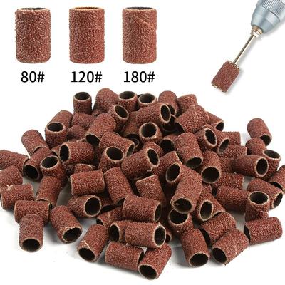 100 Stücke Nagelbohrer Schleifbänder Für Nagelbohrer Dateischleifer Sander Set Für Acrylnägel Gel Entfernen Pediküre Werkzeuge HMM