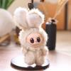 Cute Vinyl Rabbit Plush Toy Keychain Adorable Bunny Bag Charm Pendant Doll Ornament For Backpack Decor