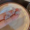 Exquisite Full Diamond Zircon Butterfly Stud Earrings Earrings 2025 New Models