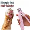 Pet Nail Clippers, Quiet LED Pet Nail Grinder, Rechargeable Pet Nail Grooming Tool for Large Medium Small Dogs Cats Puppies