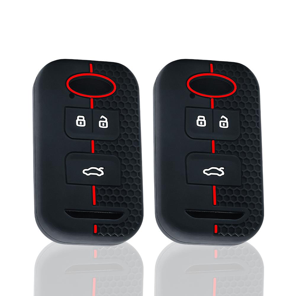 Silicone Car Key Case Remote Cover Protect Skin Rubber Bag For Chery Tiggo 4 3 Gx Arrizo 5 Tiggo 7 8 Key Shell Auto Accessories