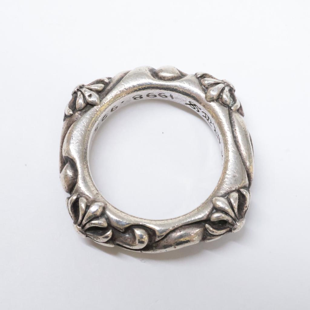 CHROME HEARTS 925 SBT Band Ring Ring SilverUsed