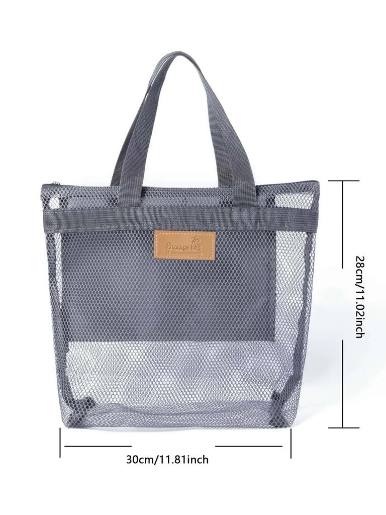 Mesh Makeup Toiletry Storage Bags Handbags Portable Travel Washing Body Shower Tools Organizer Hanging Cosmetic Organizer Pouch