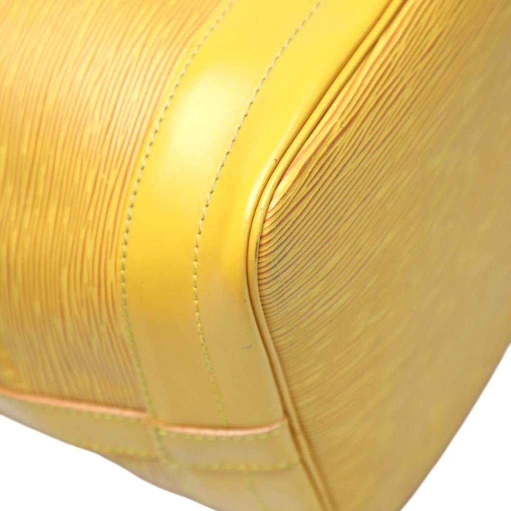 LOUIS VUITTON Epi Noe Shoulder Bag Epi Leather yellow unisex M44009 Used