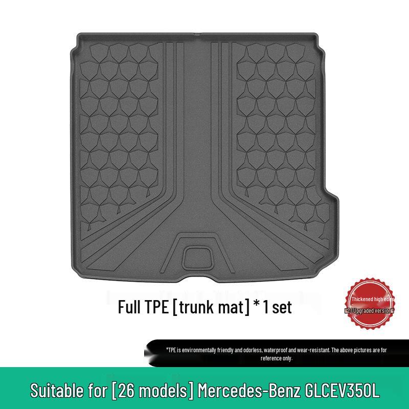 Eco-Friendly TPE Floor and Trunk Mats for 23-25 Mercedes-Benz GLC