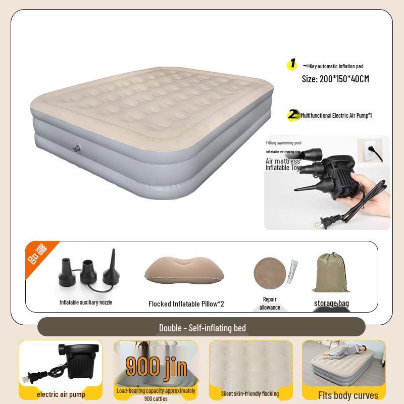 Automatic Inflatable Camping Mattress for Outdoor Travel and Tent Use