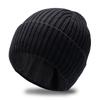 60-67Cm Men Keep Warm Winter Big Size Beanies Wool Blended Knitted Hats Thickened Toand Large Size Cold Skullies Ski Golf Cap