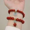 Natural Nanhong Agate Braceletfashion Women Daily Jewelry Gift