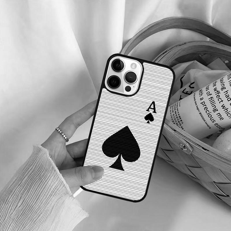 Poker Playing Cards Phone Case For iPhone 17 Air 16 15 14 11 12 13 Pro  MAX Plus coque Cover Shell