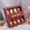 HANYANG Christmas Gift Small Spoon Snowman Spoon Scandinavian Style Cutlery Giveaway Spoon Gift Box Christmas Gift Box Gingerbread Spoon