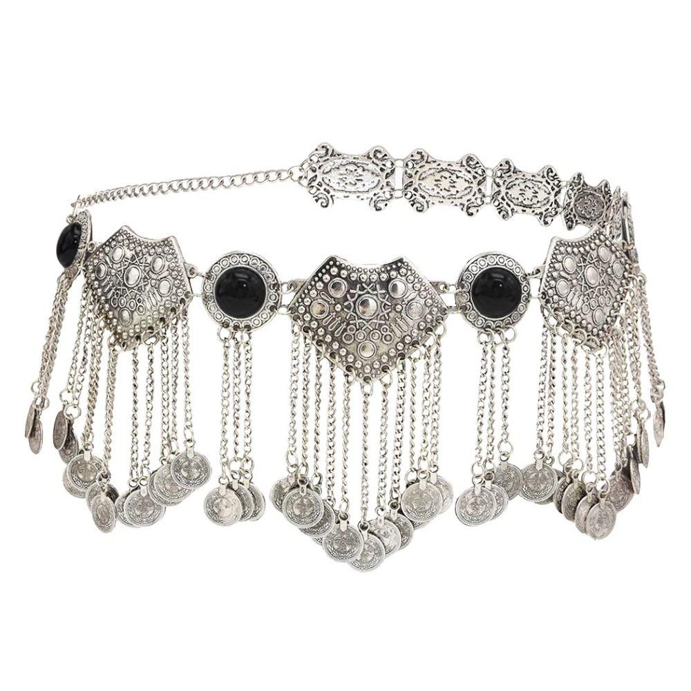 Afghan Pattern Waist Belly Chains Gypsy Boho Body Jewelry Waist Chain Belt Cultural Events
