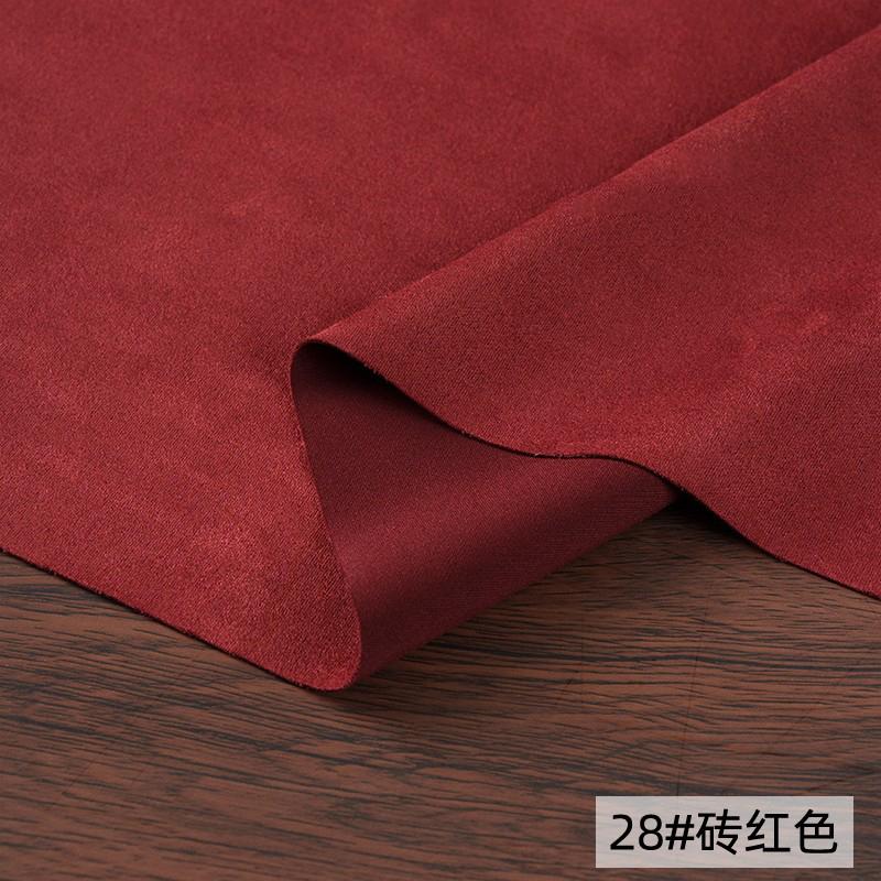 Suede Knitted Air Layer Fabric Brushed Elasticity High Quality Soft Smooth Delicate for Sewing Clothes 860g/m