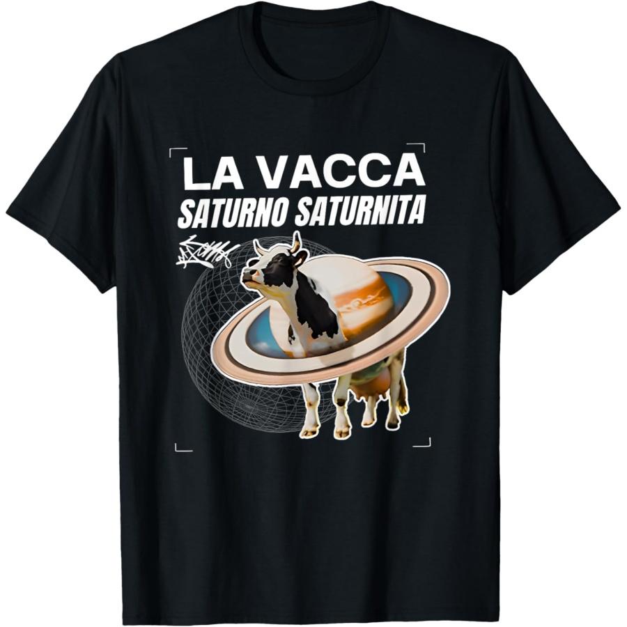 

La Vacca Saturno Saturnita Italian Brainrot T-Shirt XXXXXL чорний