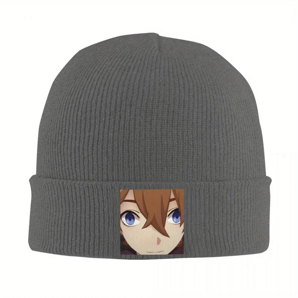 New Childe Genshin Impact Knit Hat Beanie Winter Hats Warm Unisex Fashion Game Caps Unisex Women
