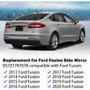 Passenger Right Side Heated Mirror Glass Replacement For 2013 2014 2015 2016 2017 2018   Ford Fusion - Exterior Side View Convex Mirror With Blind
