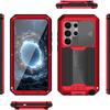Für Samsung S26 Plus S26 S25 Edge S24 S23 S21 Ultra Hülle Metall Hart Handyhüllen Displayschutz Schieb-Kameraabdeckung Robust