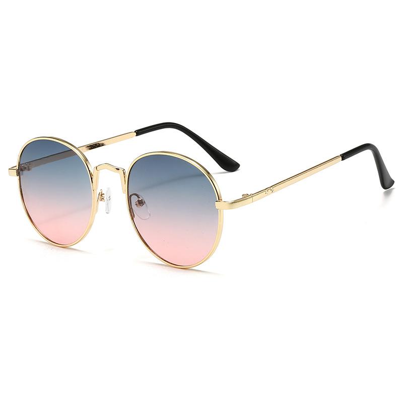 New Round Sunglasses Men Vintage Metal Sunglasses for Women Luxury Brand Goggle Sun Glasses Ladies Sun Glasses for Female Male