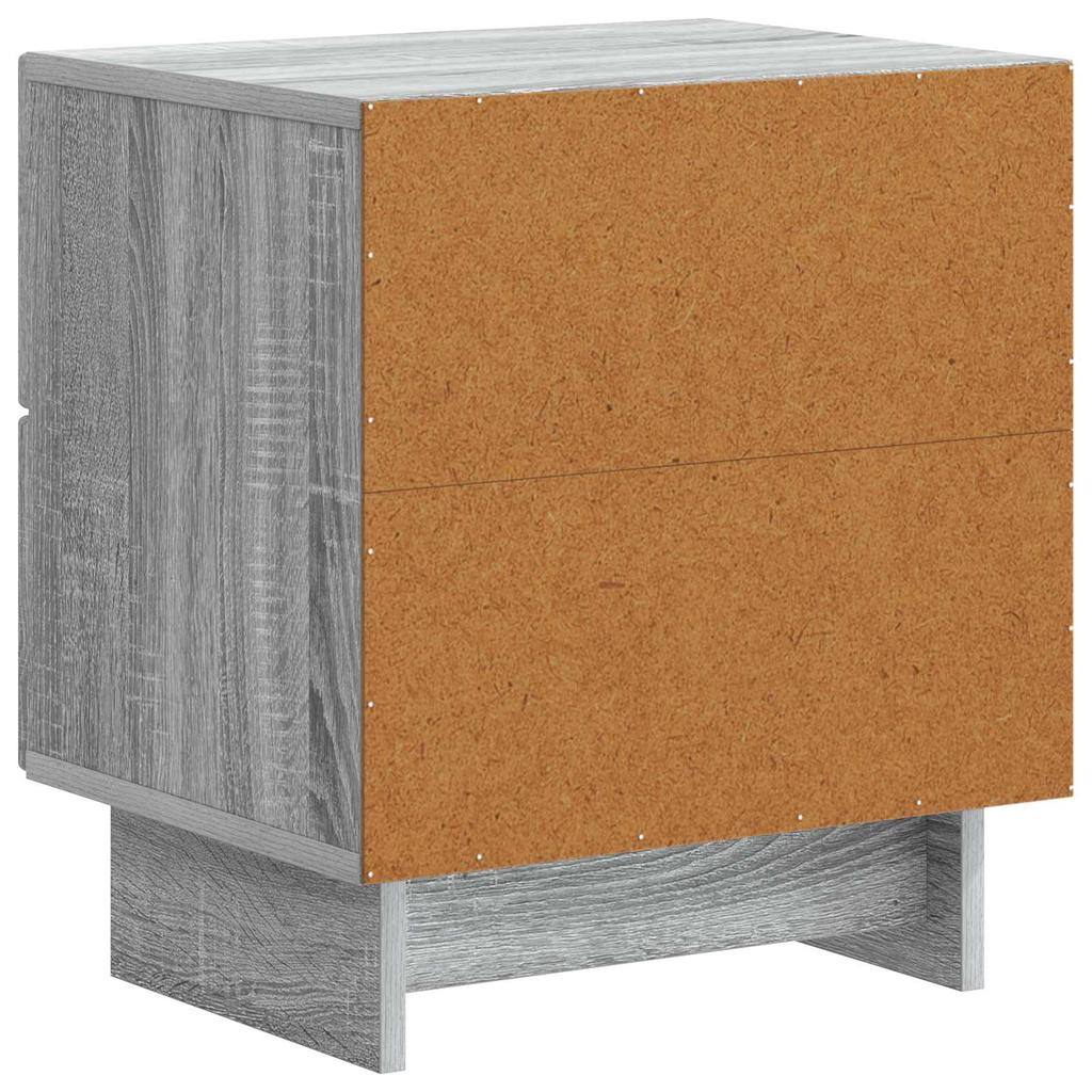 Nightstand Grey Sonoma 43 x 34.5 x 47.5 cm Engineered Wood