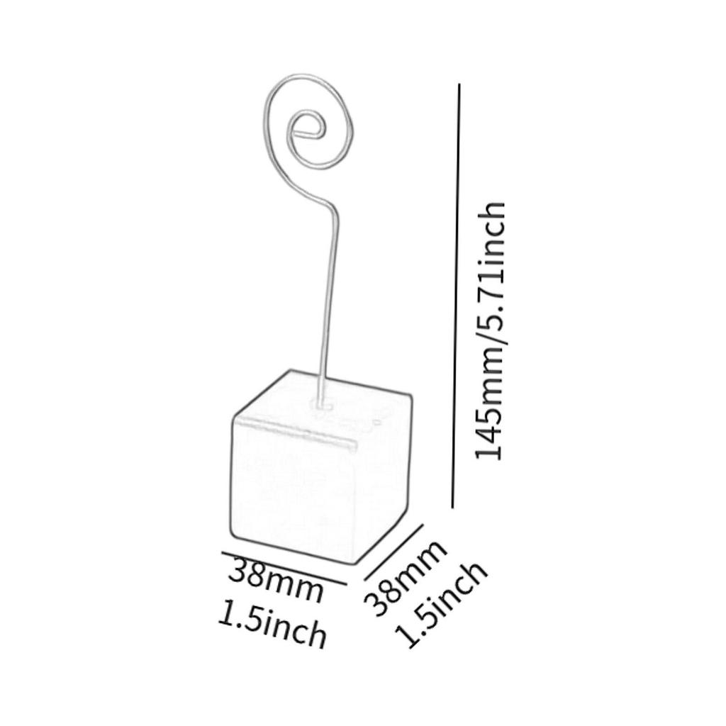 10Pcs Place Cards Holder Table Picture Clip Portable Multifunction Note Photo