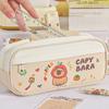 Large Capacity Large Capybara Pen Bag Desktop Storage Cartoon Pencil Bag  Kids Children
