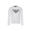 Eagle Logo Printed Pullover Long Sleeve T-Shirt Men Tops White 8N1T64-1JNQZ-0100