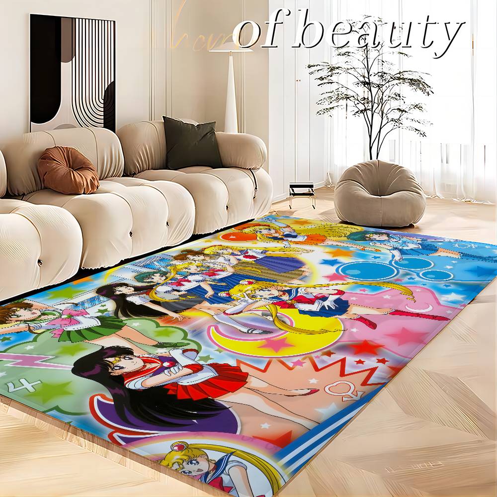 S-Sailor Girl M-Moon Floor Mat Nordic Style Home Doormat Bathroom-Toilet Mats Bedroom Hotel Decor Mat