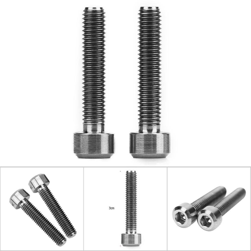 3 Colors 2pcs Set M5x25mm Titanium Alloy Bicycle Brake Handle Fixed Bolts Mountain Bike Screws