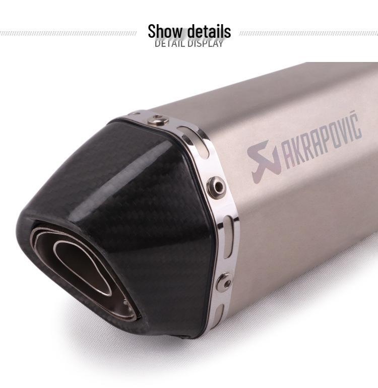 Hexagonal Exhaust Pipe for Motorcycles: Ninja 250, CBR500R, R3, GSX1000