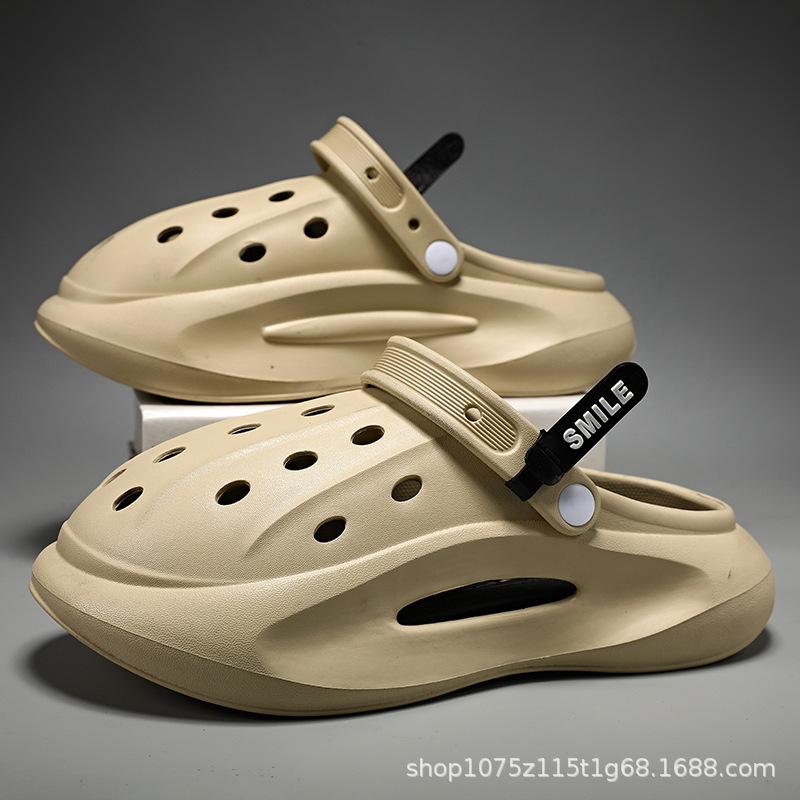 Summer New Couple Hole Shoes Casual Versatile Non-slip Heightening Wear-resistant Sports Wear Can Be Distributed