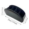 High Quality 5 Grid Remote Control Holder Multipurpose PU Leather Cosmetics Brush Storage Holder Stationery Organizer Case