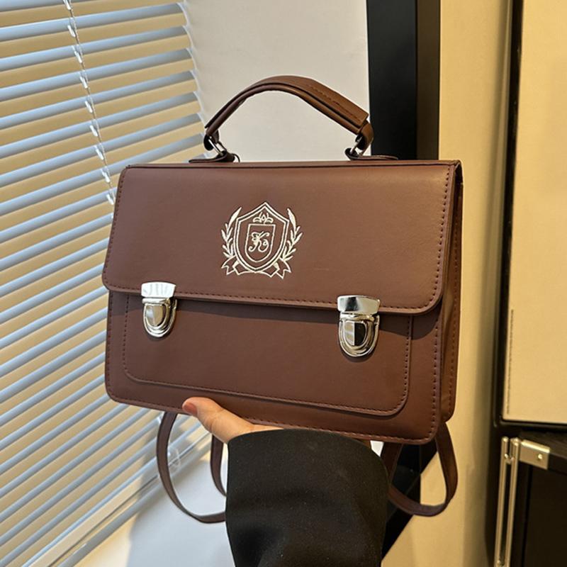 

2025 Новый японский рюкзак JK Uniform, британская ретро-сумка, многоцелевая сумка-мессенджер большой вместимости с замком кофейный