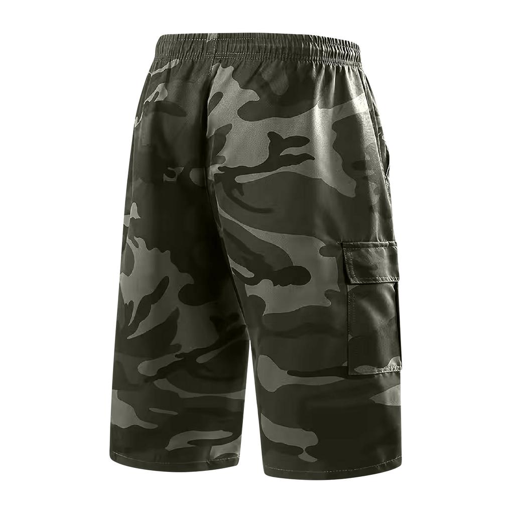 Herren Tarnung Sportshorts - Weich und Bequem