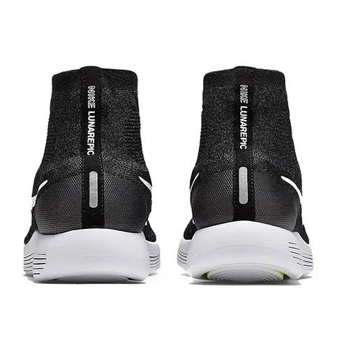 Nike LunarEpic Flyknit 'Black Anthracite' (Unisex) Black / White-Anthracite Running Shoes 818676 007