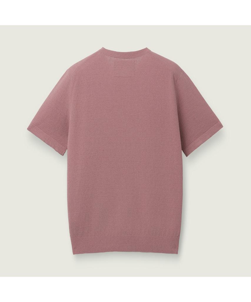 Kaembeulijimembeoseu [Movere] Short Sleeve Crew Neck Sweater - Pink Mcwam26711Pix