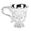 Retro Wine Glass Metal Multi Functional Decorative Shot Glass Wine Chalice for Bar Display Cabinet