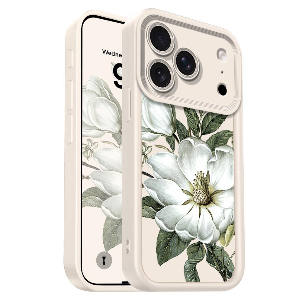 

Magnolia Flower Phone Case For IPhone 17 Air 16 16E 15 14 Plus Pro Max Staircase Soft Cover iPhone 16 Pro
