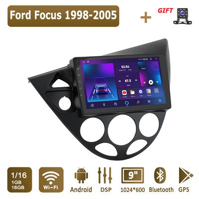 Android Car Radio For Ford Focus 1998-2005 Multimedia Player Head Unit Stereo GPS Navigation BT WIFI 1+16GB