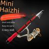 Mini Portable Pocket Fishing Rod for River and Sea Casting, Long-distance Swinging. Ideal for Small Sections, with Special Pricing.