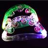 Leiasnow Illuminated Tambourines, Set of 3, LED, Karaoke, Party Supplies, Musical Instrument (Rainbow Colors, Set of 3)