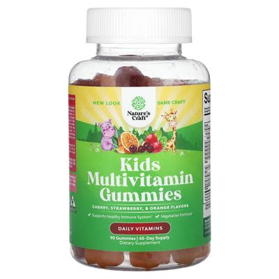 Nature's Craft, Children's Multivitamin Gummies, 90 Gummies