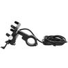 Motorcycle Electric Bike Charge Aluminium Alloy Phone Navigation Support Clip Ring Type