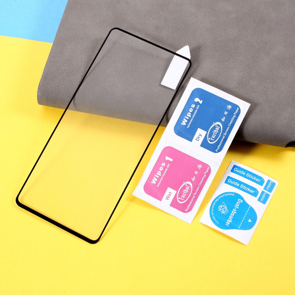 RURIHAI 2.5D Solid Defense Tempered Glass Screen Protection Film for Samsung Galaxy A72 5G/A72 4G