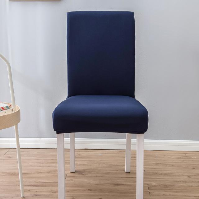 

24 цвета, высококачественный эластичный чехол на стул, чехол для домашнего стула, универсальный чехол для ресторана, отеля, съемный моющийся чехол 1pcs