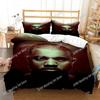 Rapper Kanye West Musik 3D Bettwäsche-Set Bettbezug Kissenbezüge Einzelbett Twin Full Queen King Size Heimdekoration Tagesdecke Jungen Geschenk