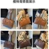 College Style Retro Briefcase Bag Women's Autumn and Winter New Armpit Bag Simple Large-capacity Commuter Bag