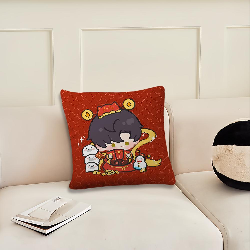 Game Love and Deepspace new year cushion cover Pillow Cover Decoration Room Home Sofa living Office Car Nordic Simplicity